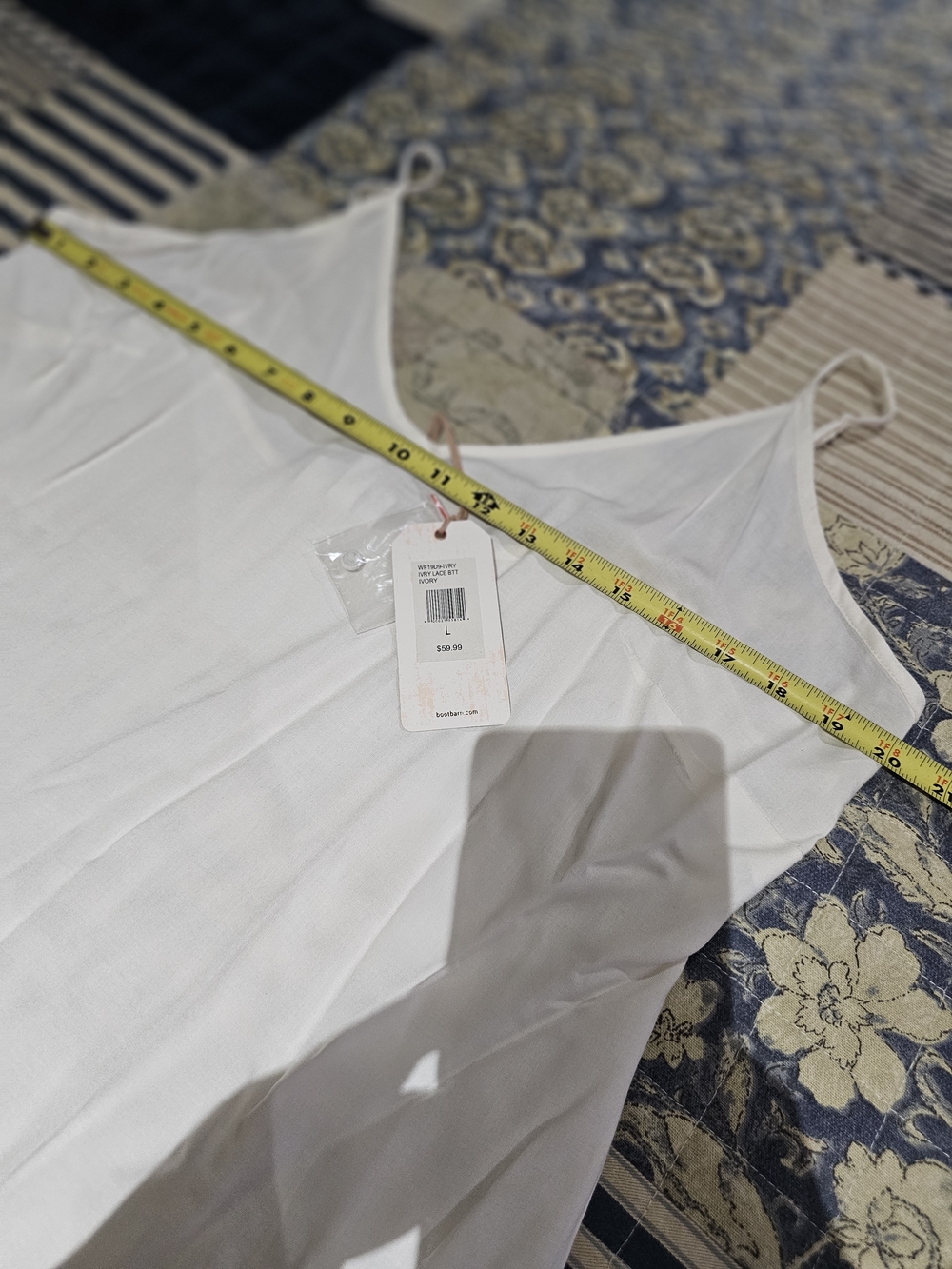 Shyanne Ivory Lace Button-Front Maxi Dress, NWT - Picture 13 of 15